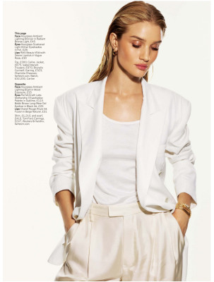 ROSIE HUNTINGTON-WHITELEY in The Sunday Times Style Magazine, January 2020