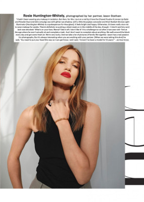 ROSIE HUNTINGTON-WHITELEY in Allure Magazine, May 2020