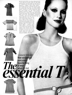 Rosie Vela for US Vogue May 1976 by Irving Penn