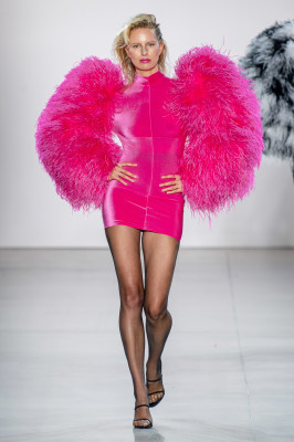 Karolina Kurkova - Christian Cowan Spring/Summer 2020 Fashion Show in New York
