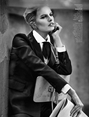 Karolina Kurkova - photoshoot for GLAMOUR ITALY MAGAZINE
