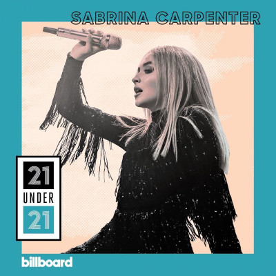 SABRINA CARPENTER in Billboard 21 Under 21: Music’s Next Generation, 2019