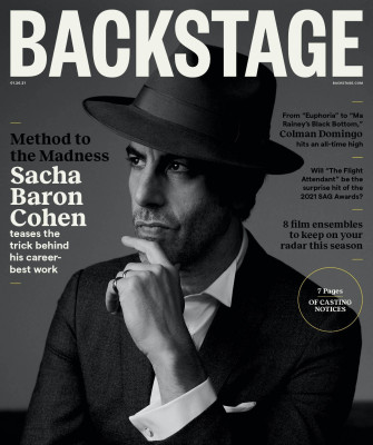 Sacha Baron Cohen by Carlotta Moye for Backstage || Jan 2021