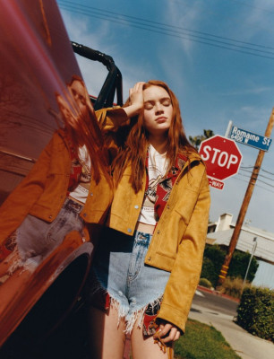 Sadie Sink – New SS19 Campaign for Pull&amp;Bear