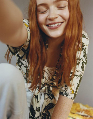 Sadie Sink – Photoshoot for Pull & Bear 2019