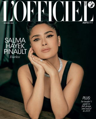 Salma Hayek for US L’Officiel Magazine
