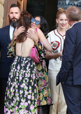 Salma Hayek – 2018 Gucci Cruise in Florence, Italy