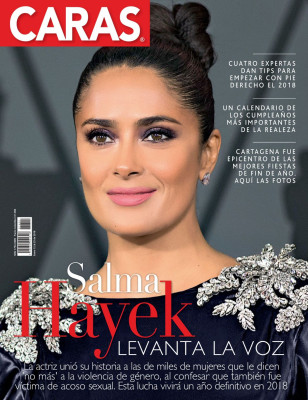 Salma Hayek for Caras Magazine, Colombia January 2018
