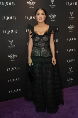 Salma Hayek - DuJour Event in New York 12/12/2022