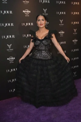 Salma Hayek - DuJour Event in New York 12/12/2022