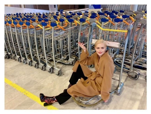 Samara Weaving – W Magazine Photo Diary for the Louis Vuitton Show, October 2019