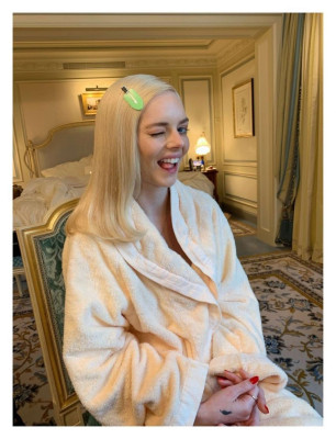 Samara Weaving – W Magazine Photo Diary for the Louis Vuitton Show, October 2019