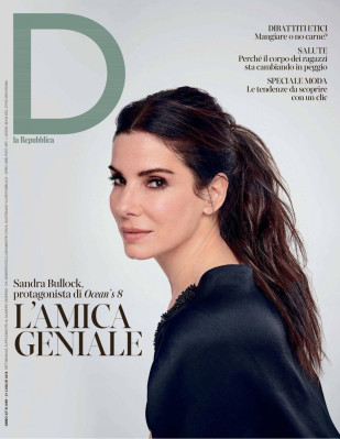 Sandra Bullock in D La Repubblica (July 2018)