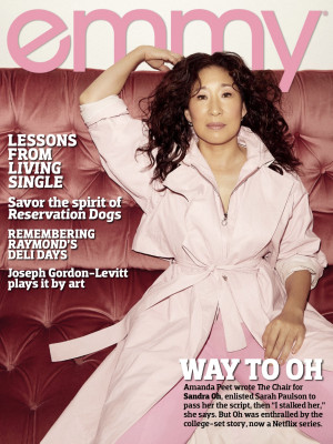 Sandra Oh by Zoë MacConnell for Emmy Magazine // 2021