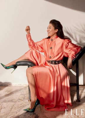 SANDRA OH in Elle Magazine, Canada June 2020