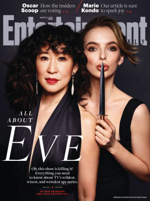 Sandra Oh &amp; Jodie Comer – Entertainment Weekly Magazine March 2019 Issue