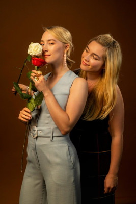 SAOIRSE RONAN and FLORENCE PUGH for LA Times, October 2019