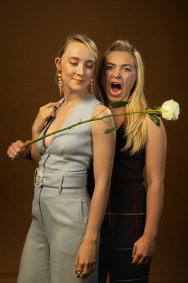 SAOIRSE RONAN and FLORENCE PUGH for LA Times, October 2019