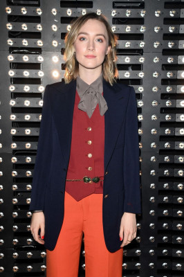 Saoirse Ronan – Gucci Fashion Show in Milan 02/20/2019