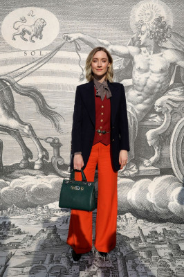 Saoirse Ronan – Gucci Fashion Show in Milan 02/20/2019