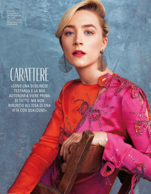 SAOIRSE RONAN in Grazia Magazine, Italy December 2019