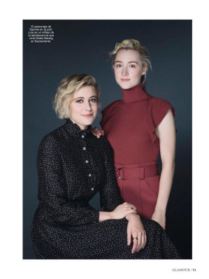 Saoirse Ronan in Glamour Magazine, Spain March 2018