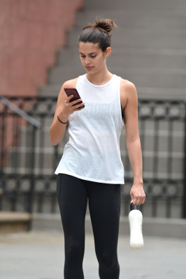 Sara Sampaio Heading to a Gym in New York