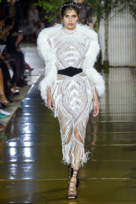 Sara Sampaio – Zuhair Murad Fall 2017 Couture Fashion Show in Paris