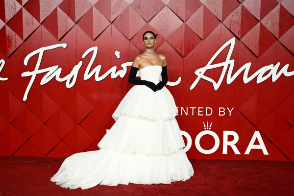 Sara Sampaio at The Fashion Awards presented by Pandora in London 12/04/23