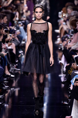 Sara Sampaio – Elie Saab Runway Show at 2017 PFW in Paris
