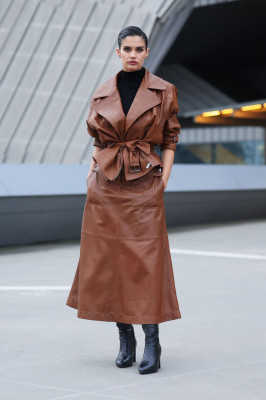 Sara Sampaio – Alberta Ferretti Fall/Winter 2023 Fashion Show in Milan