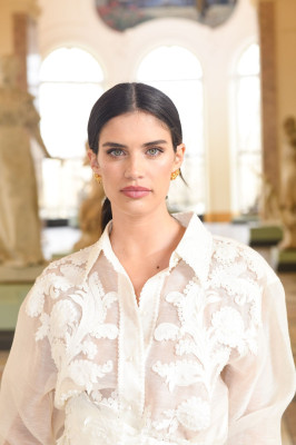 Sara Sampaio – Zimmermann Fall/Winter 2023 Fashion Show in Paris 