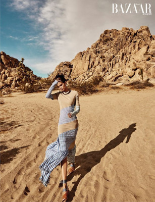 Sara Sampaio in Harper’s Bazaar Magazine, Singapore February 2018