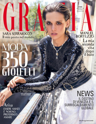 SARA SERRAIOCCO in Grazia Magazine, Italy November 2019