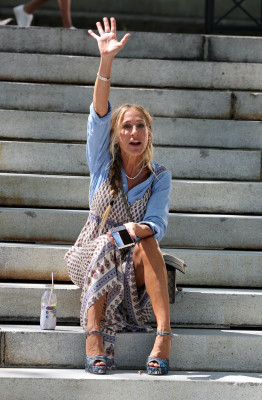 Sarah Jessica Parker - &#039;And Just Like That&#039; Set in Uptown, Manhattan 08/12/2021