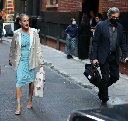 Sarah Jessica Parker - &#039;And Just Like That&#039; Set in Manhattan 10/14/2021