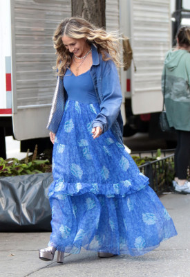 Sarah Jessica Parker - &#039;And Just Like That&#039; Set n New York 10/22/2021