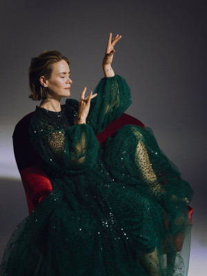 Sarah Paulson by Sam Taylor-Johnson for Harper's Bazaar // 2020