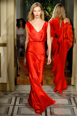 Sasha Luss - Alberta Ferretti Couture Fashion Show in Paris