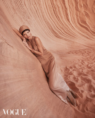 Sasha Luss ~ Vogue Hong Kong March 2025 by Willy Lukaitis
