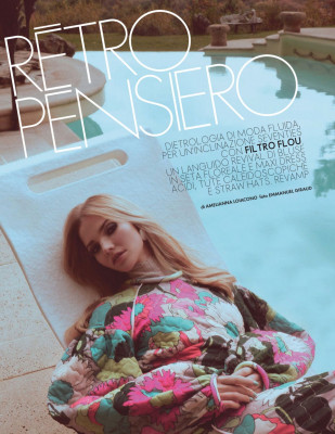 SASHA LUSS in Elle Magazine, Italy May 2020