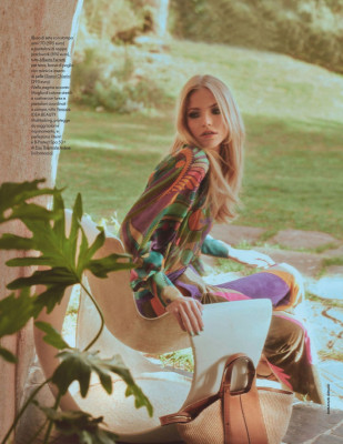 SASHA LUSS in Elle Magazine, Italy May 2020