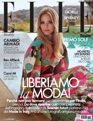 SASHA LUSS in Elle Magazine, Italy May 2020