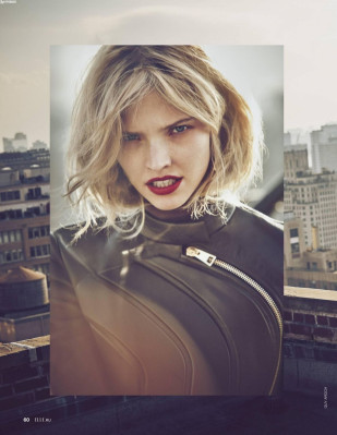 SASHA LUSS in Elle Magazine, Russia August 2019