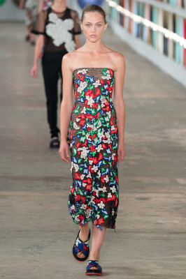 Sasha Pivovarova - Hugo Boss Spring/Summer 2018 Fashion Show in New York