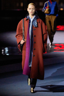 Sasha Pivovarova - Tory Burch Fall/Winter 2022 Fashion Show in New York