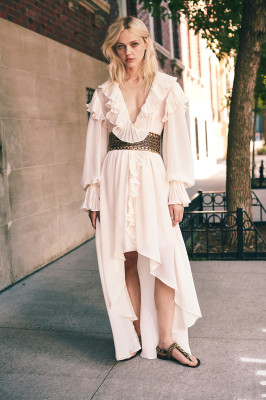 Sasha Pivovarova - Philosophy di Lorenzo Serafini Resort 2019 Collection