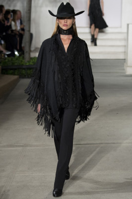 Sasha Pivovarova - Ralph Lauren Autumn/Winter 2017 Fashion Show in New York