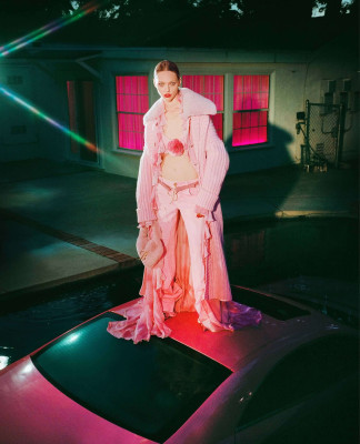 Sasha Pivovarova - Blumarine Fall/Winter 2022 Campaign