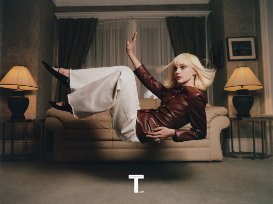 Sasha Pivovarova ~ T Magazine China March 2024 by Dan Beleiu